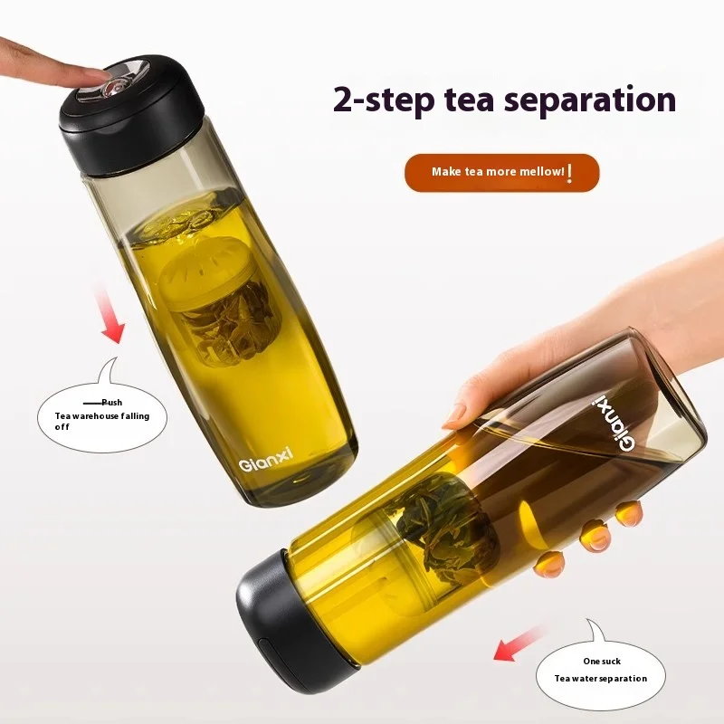 Gianxi كوب شاي مرن مغناطيسي تريتان كوب ماء بسعة كب...