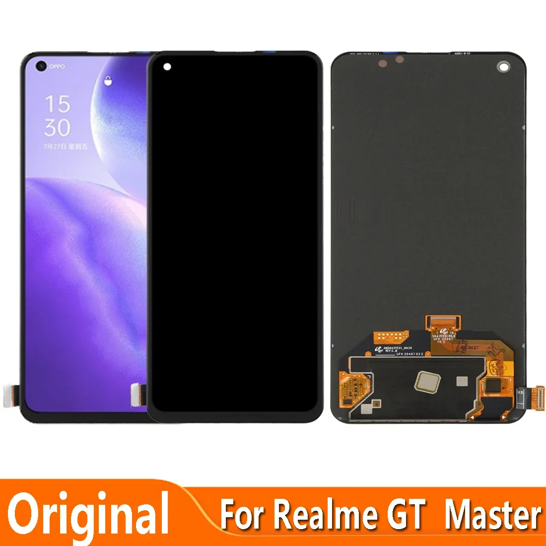 LCD Display Touch Screen Digitizer Assembly For Realme GT Master RMX3363 RMX3360 Display Super AMOLED Repair Parts for realme watch s pro display lcd touch screen lcd for realme watch s pro display lcd display amoled