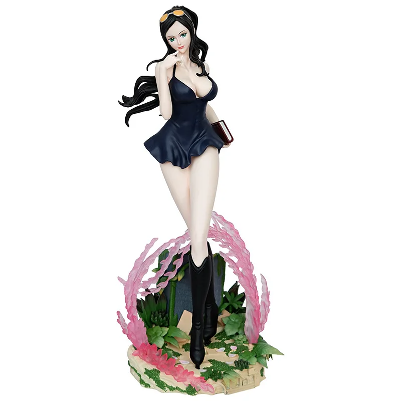 

34cm ONE PIECE Figures Miss Allsunday Nico Robin Action Figure Sexy Girl Anime Characters Collection PVC Desktop Display Toys