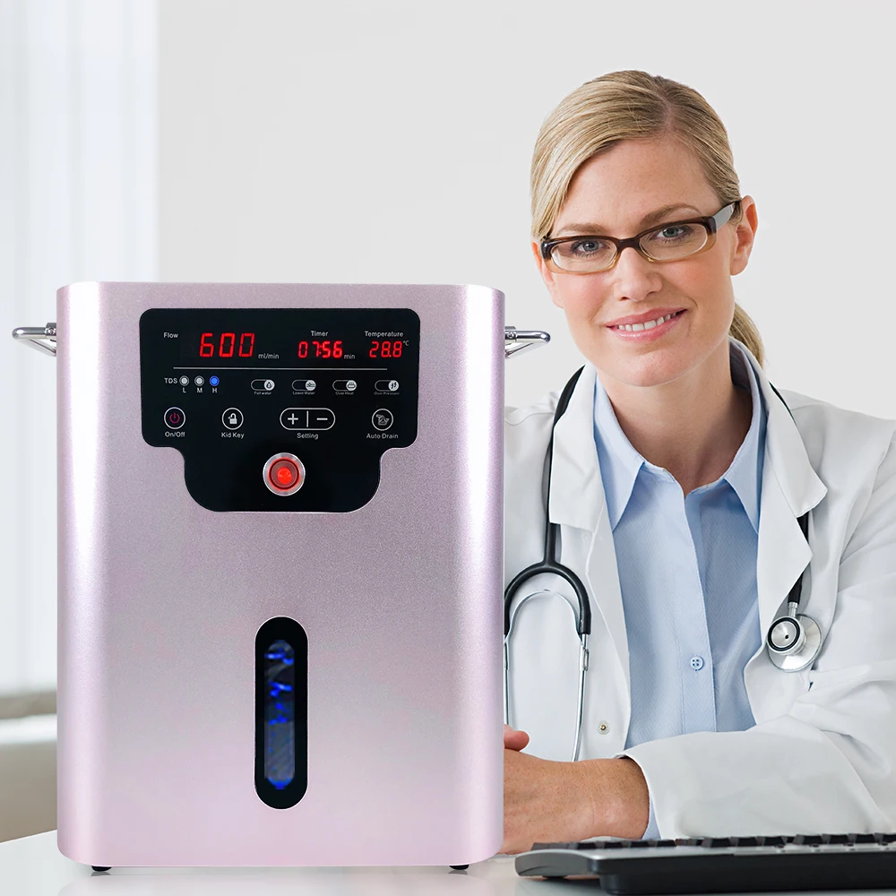 Suyzeko Hydrogen Inhalation Machine 600ML 900ML 1500ML 3000ML Molecular Hydrogen Water Machine H2 Generator Home Care