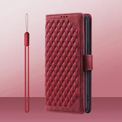 Premium Flip Leather Wallet Phone Cover - iPhone 6 - iPhone 6 S (Red)