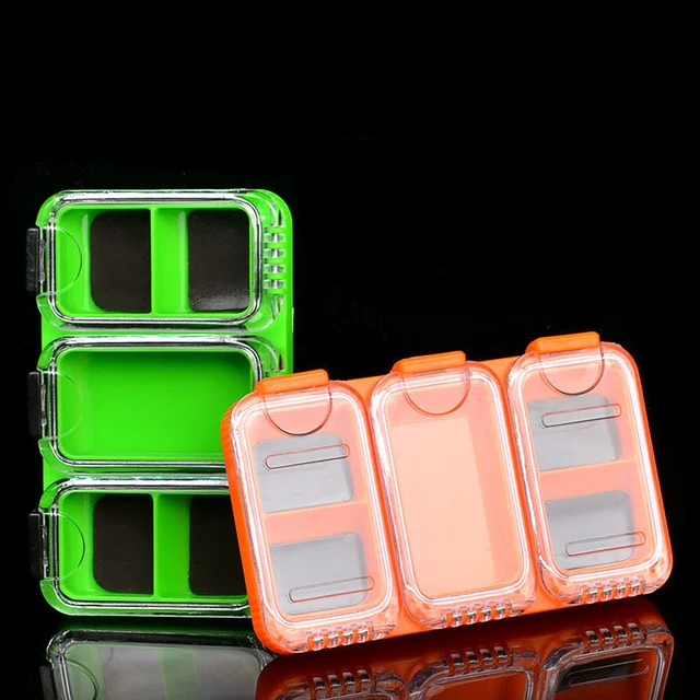 Compartments Pouch Magnet Storage Box Fishing Lure Boxes Storage Case Fishing Tackle Hooks Box Pill Organizer Accessories Tool