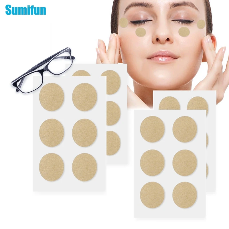 24pcs Dry Eyes Treatment Patch Eyesight Patch Relieve Eye Fatigue Myopic Amblyopia Improve Eyesight Medical Plaster Health Care