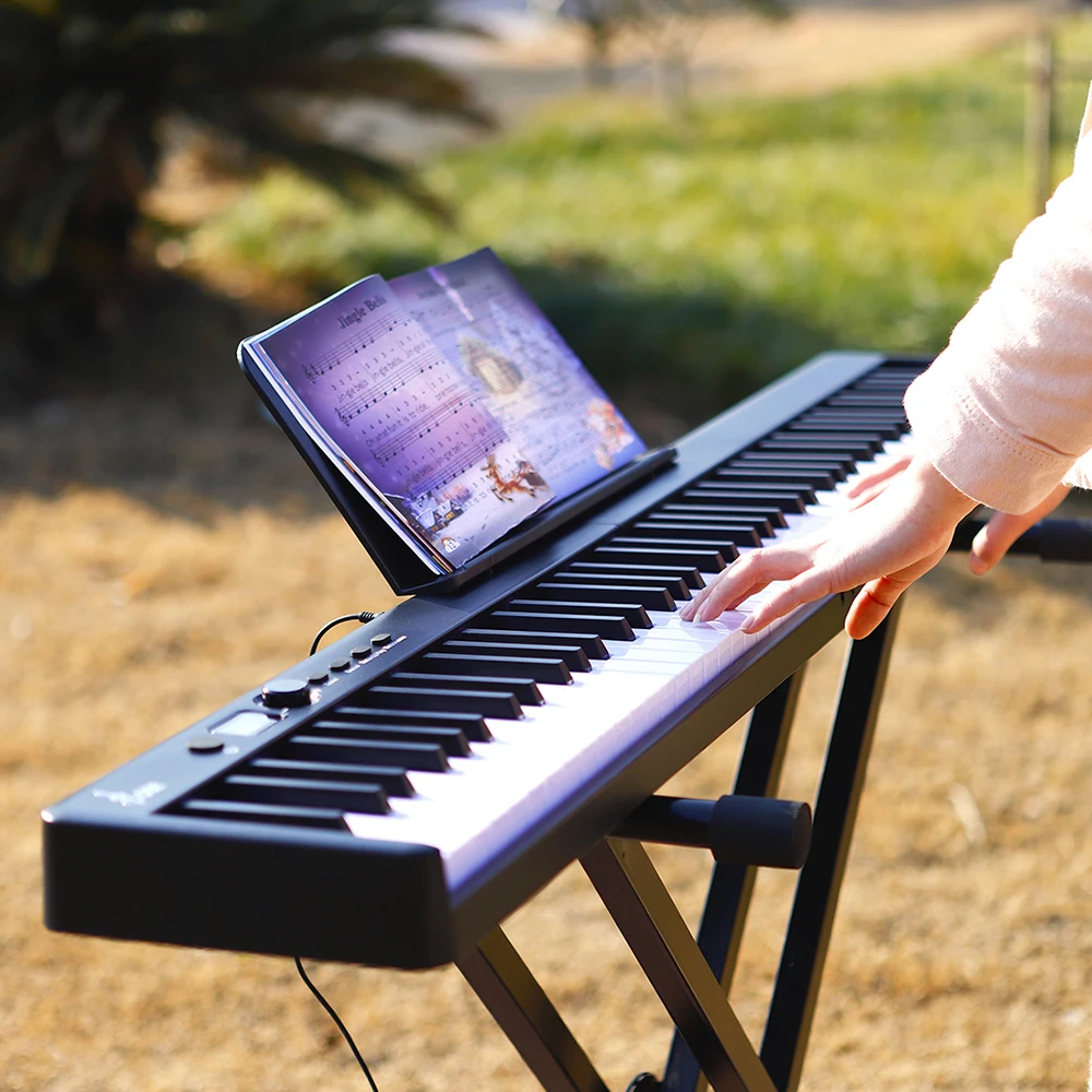 Réplica De órgano Electrónico En Miniatura De Madera – Piano Decorativo Con Soporte, Para Oficina O Casa De Muñecas