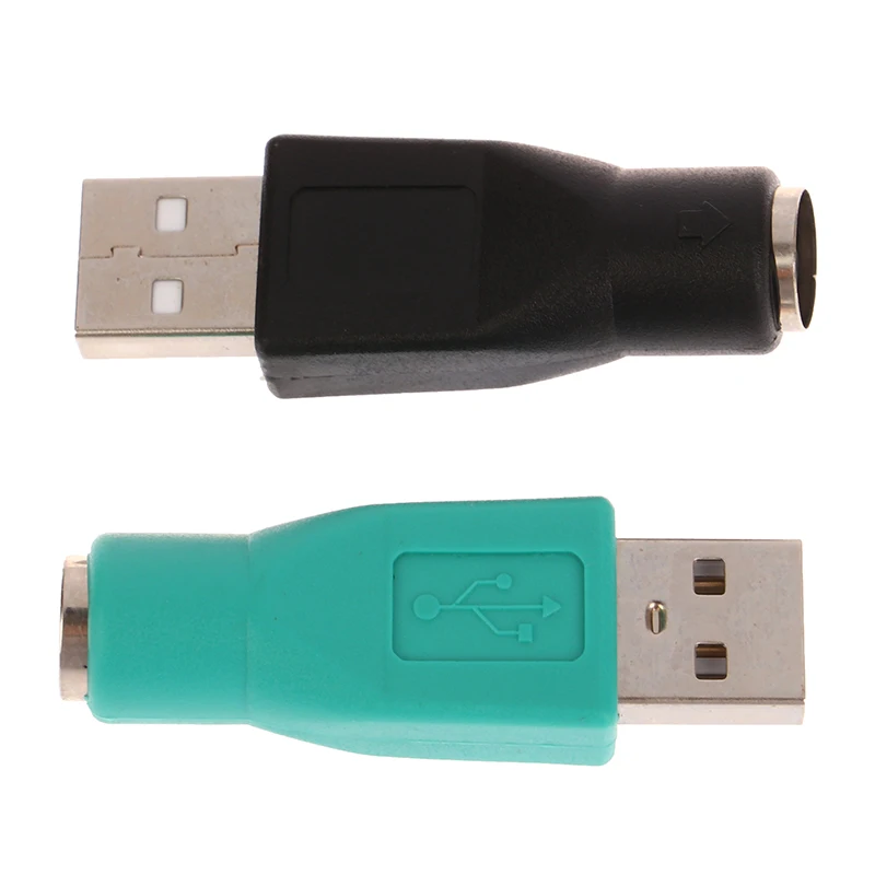 1pc PS2 To USB Male Adapter For Computers PC Laptop Mouse Keyboard USB Male To Connector Keyboard Adapter Head usb adapter,usb adapter cable,usb cable adapter,conversion cable adapter,type to usb adapter