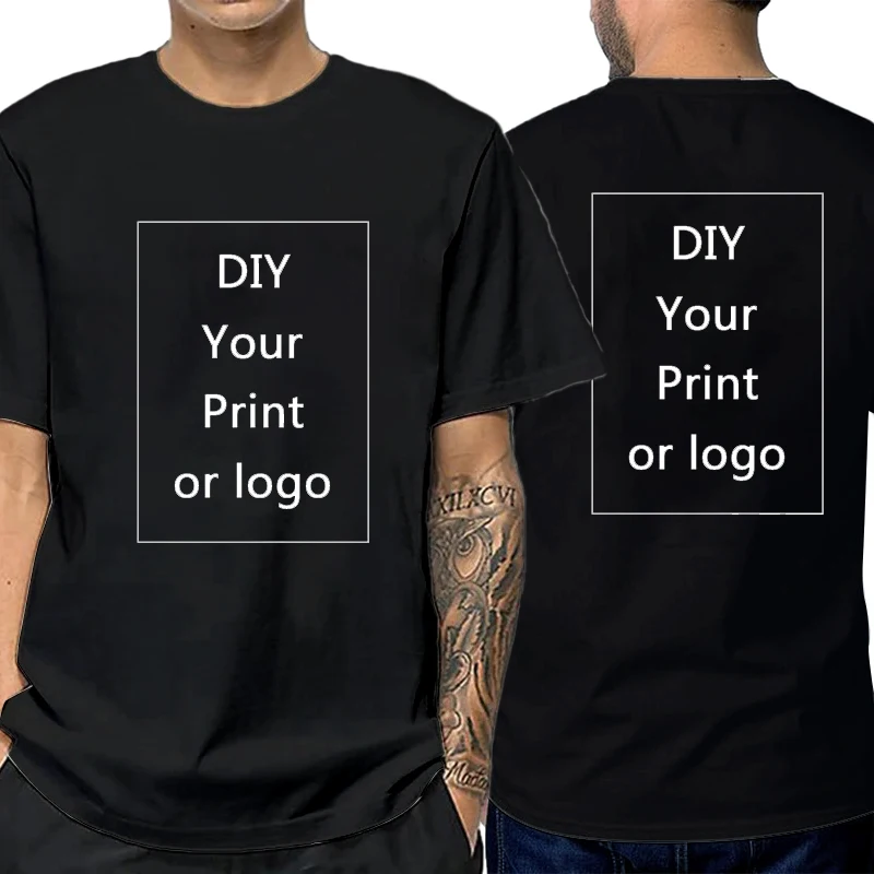 CustomTshirtmenwomenMakeYourDesignLogoTextMenPrintOriginal