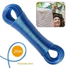 20M Steel Wire Clothesline with PVC Coating Drying Rack for Laundry Strong Outdoor Camping Clothesline Accessories for Home Use 1