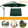 6 Bones Umbrella Replacement Canopy Waterproof 2m Parasol Replaceable Cloth UV Protection Detachable for Outdoor Beach Garden 2