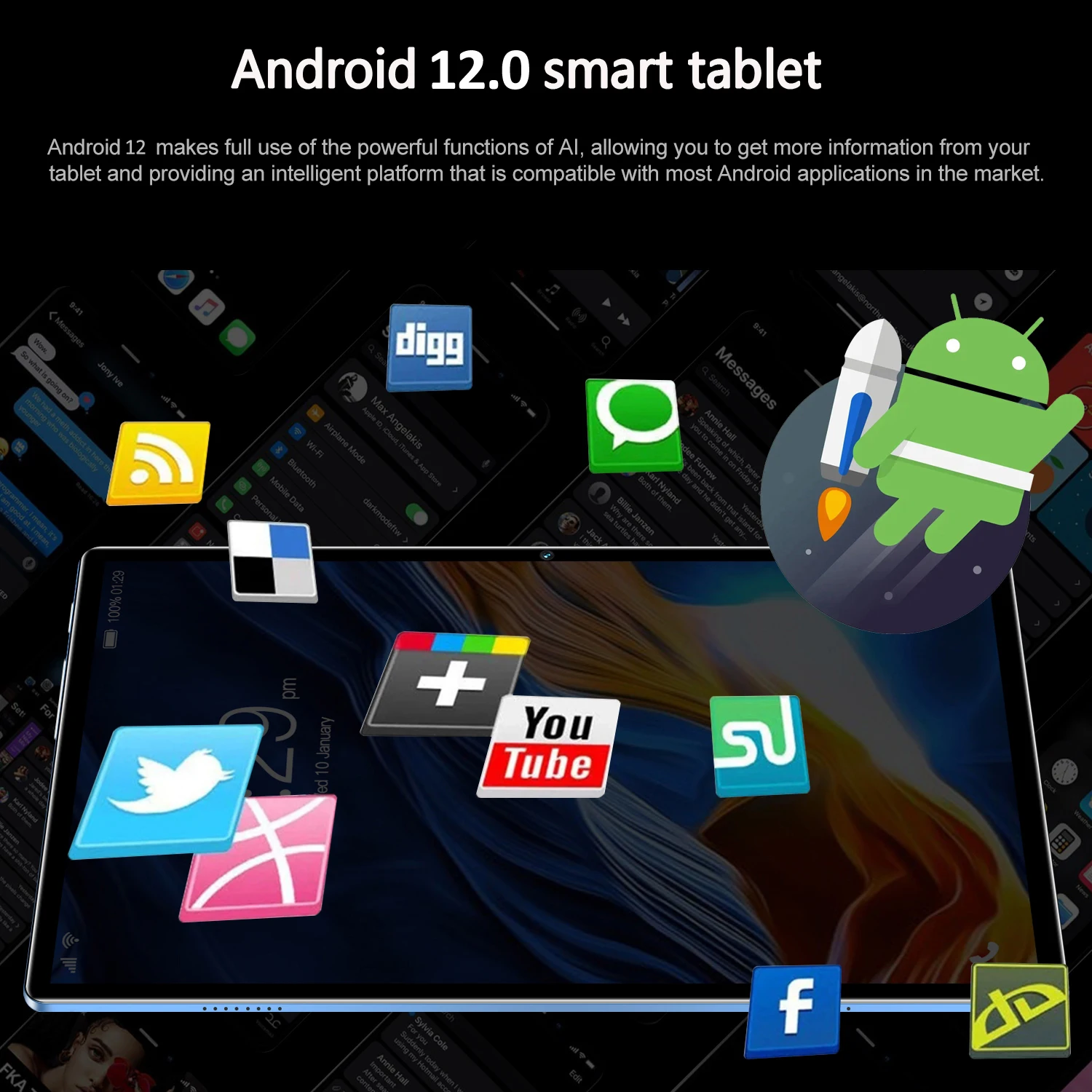 Рисунок 5 - Планшет P50 Pro на Android 12
