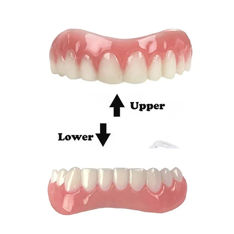 

Sdotter New Upper With Lower Dentures Perfect Smile Veneer Denture Toothpaste Oral Hygiene Tool Denture Instant Smile Dental Cos