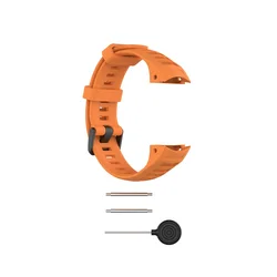 Flexible Silicone Wristband Strap (Orange)