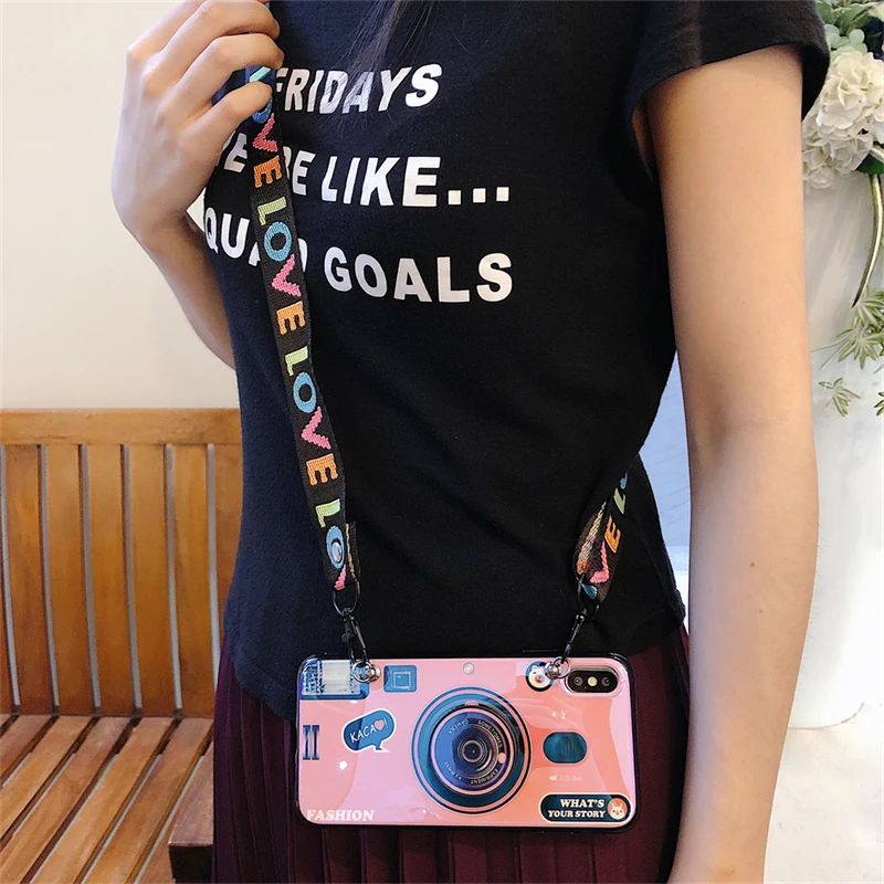 kawaii samsung cases Vintage Camera Ốp Lưng Dành Cho Samsung Galaxy Samsung Galaxy M10 M20 M30 M01 M02s M11 M21s M31s M51 M12 M22 M32 M42 M52 m62 5G Pop Giá Đỡ Bìa Mềm silicone case for samsung