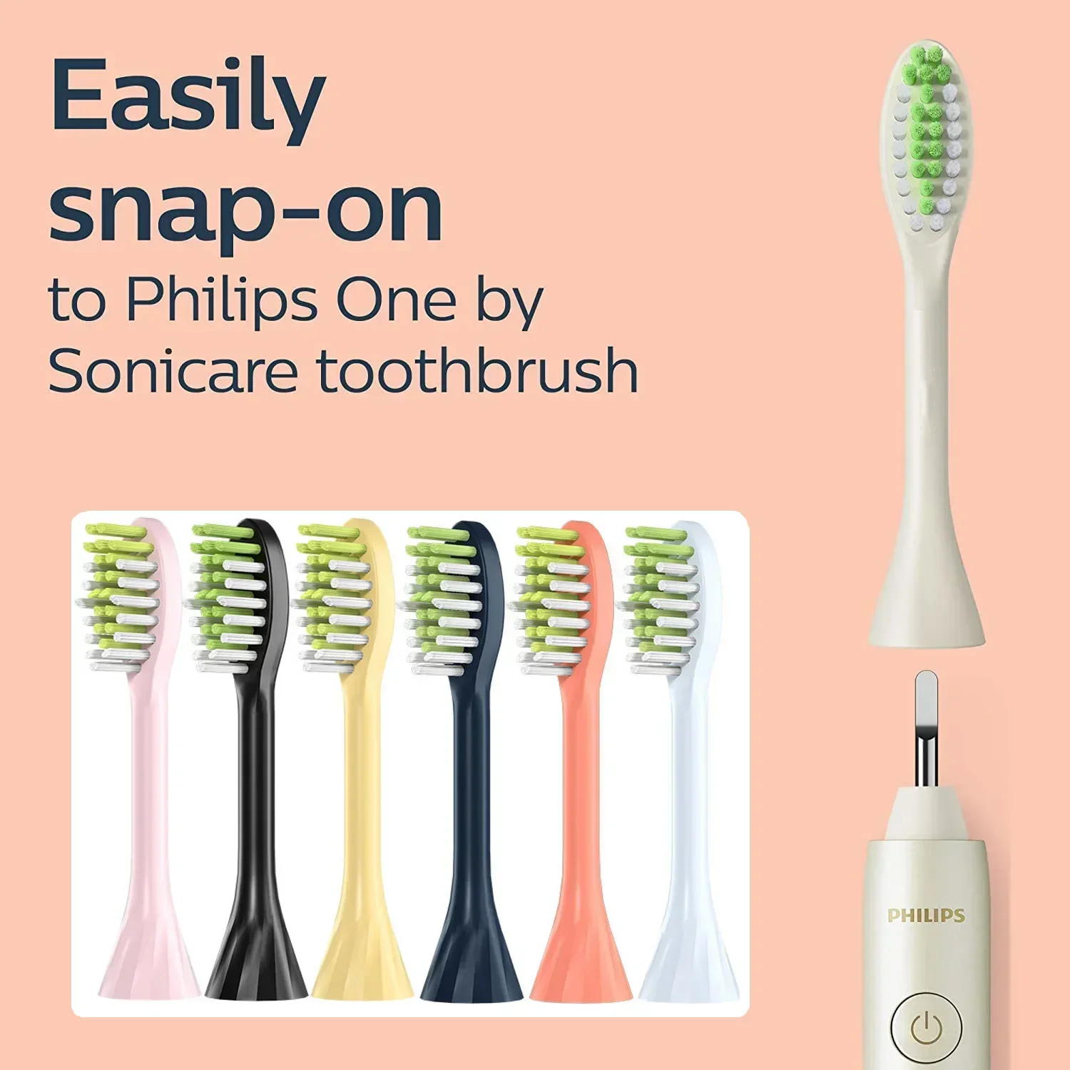 

6 шт., сменные головки для зубной щетки Philips