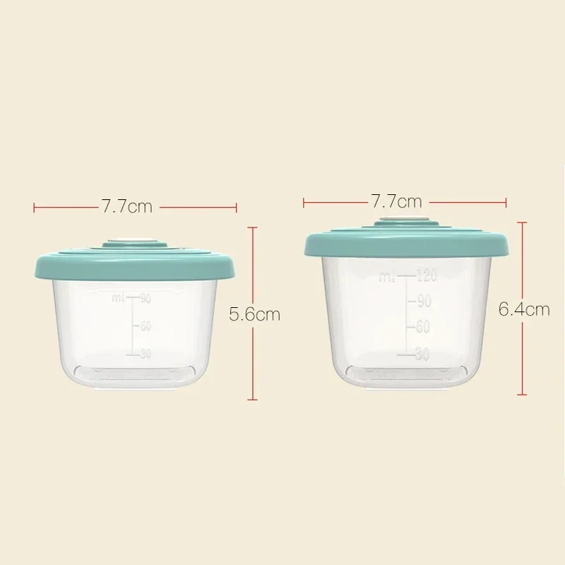 Baby Food Storage Containers Portable Food Storage Box BPA Free Mini Learning Dishes Extra Bowl Sealed Can Microwave