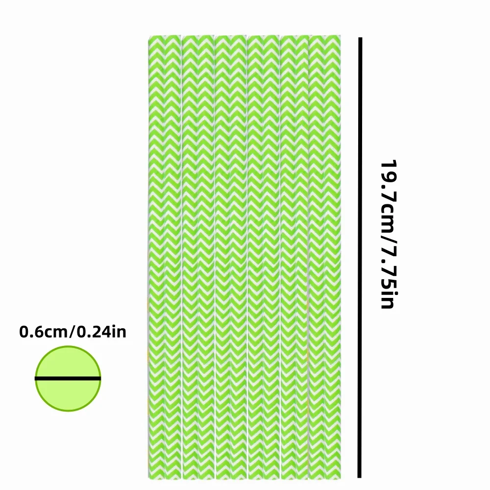 [5000pcs] Green Paper Straws for Drinking Green Disposable Straws Disposable for Decorations and Party Supplies