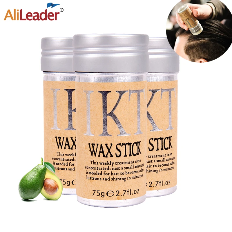 Hair Wax Stick For Wig Professional Hair Wax Stick Gel Cream Non-Greasy Style For Men Women Broken Artifact, hair styling wax stick