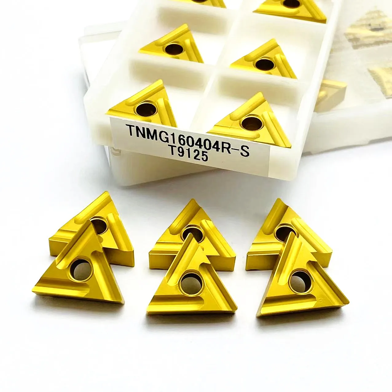 

10PCS TNMG160404R-S T9125 TNMG160404L-S T9125 Lathe Tools Carbide Inserts High Quality Cylindrical Turning Tools Stainless Steel