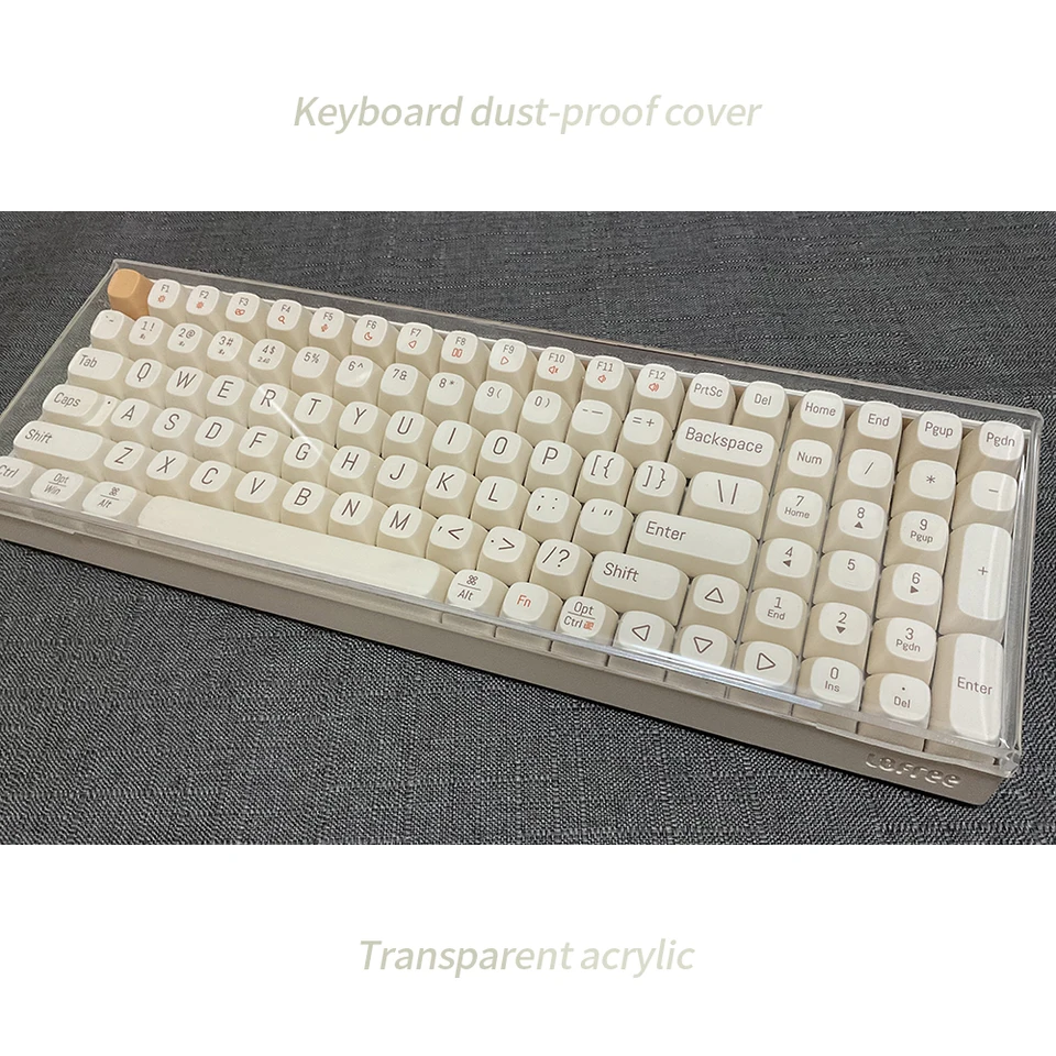 Toddmomy Protection Clavier En Acrylique Transparent 68 Touches