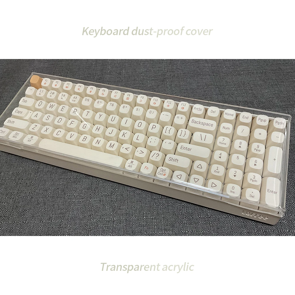 Capa Poeira Acrílico para Teclado Impermeável e à Prova de Poeira Anti Stepping Proteja Capa para 60 64 68 75 84 87 104 108 96 Nj68 Air Cover - Imagem 6