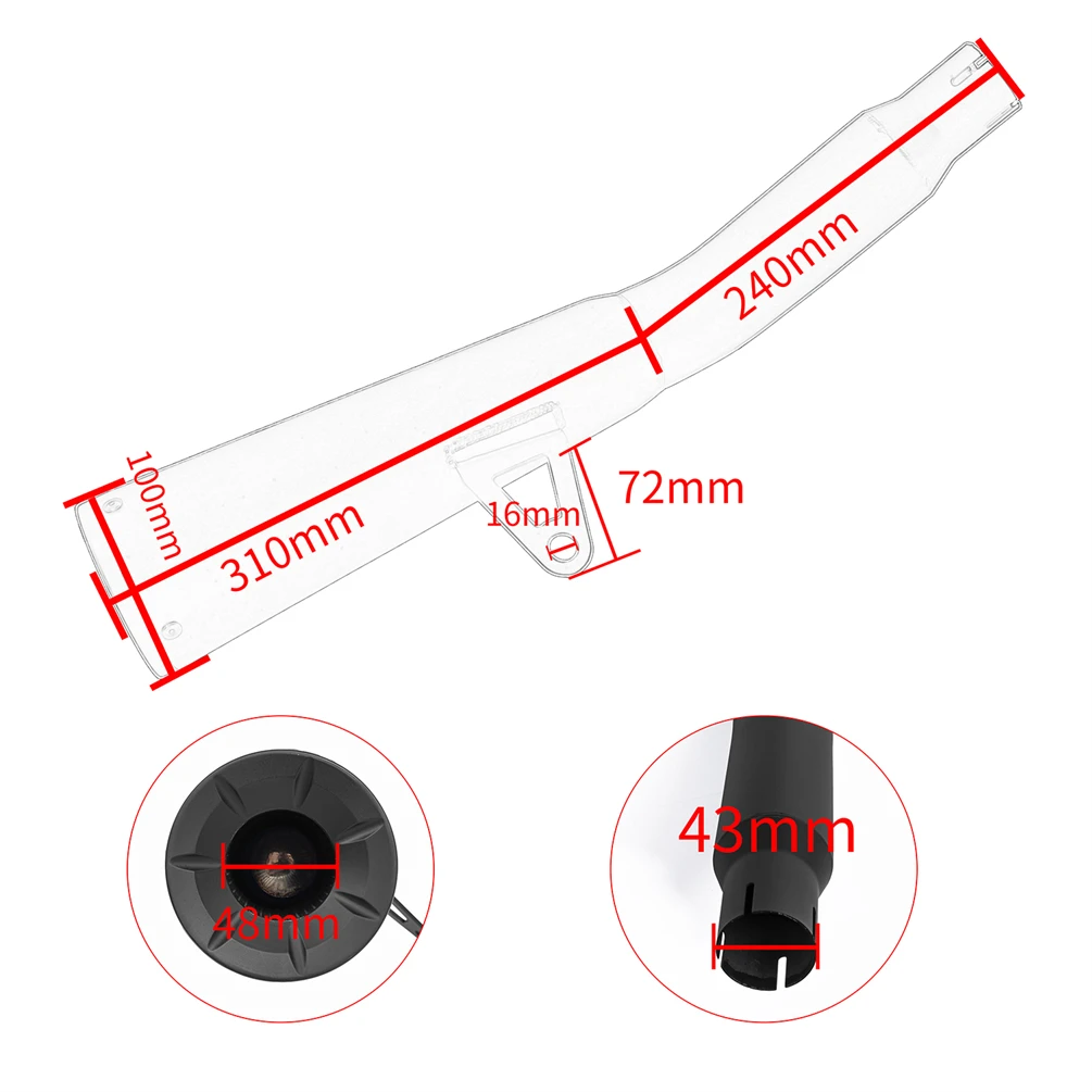 排気系マフラー CM1100 CMX1100 オートバイの排気管ブラックステンレス