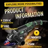 1000W Angle Grinder 230V Variable Speed Grinder for Multi-Material Household Processing Power Tools with Case by PROSTORMER 2