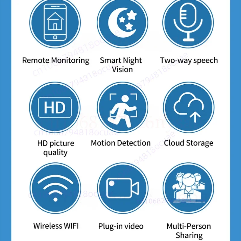 Mini HD WIFI Lovely Voice Remote Video Calls Camera  Home Intelligent Monitoring