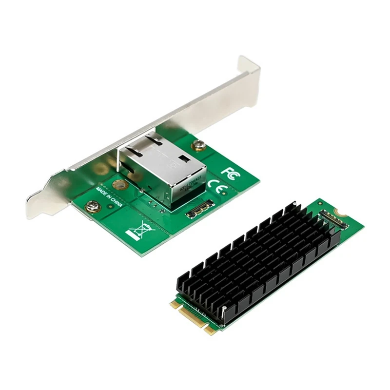 M.2 B+M 10G Embedded Industrial-Grade Network Adapter AQC107 Single Electrical Port 10G Industrial Control Server-HDL