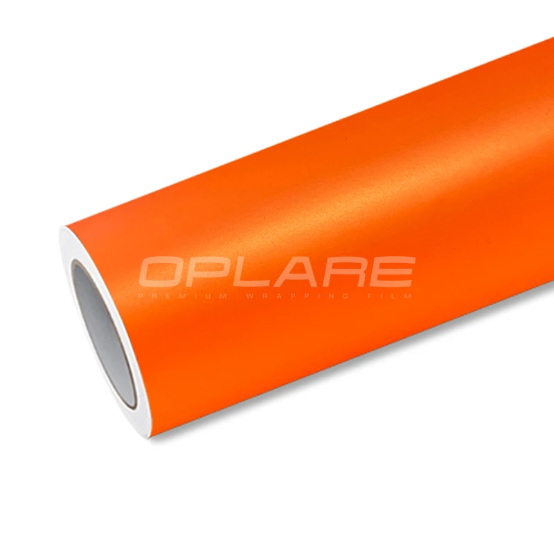 

Highest quality super matte flame orange vinyl wrap matte fluorescence orange vinyl wrap film quality Warranty 5m/10m/18m