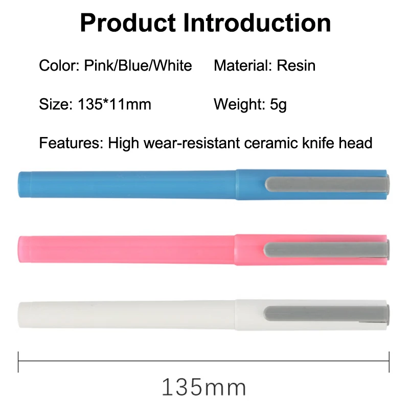 다이아몬드 페인팅 도구 나이프 펜 다이아몬드 페인팅 종이 커터 펜 DIY 다이아몬드 페인팅 종이 세라믹 나이프 펜