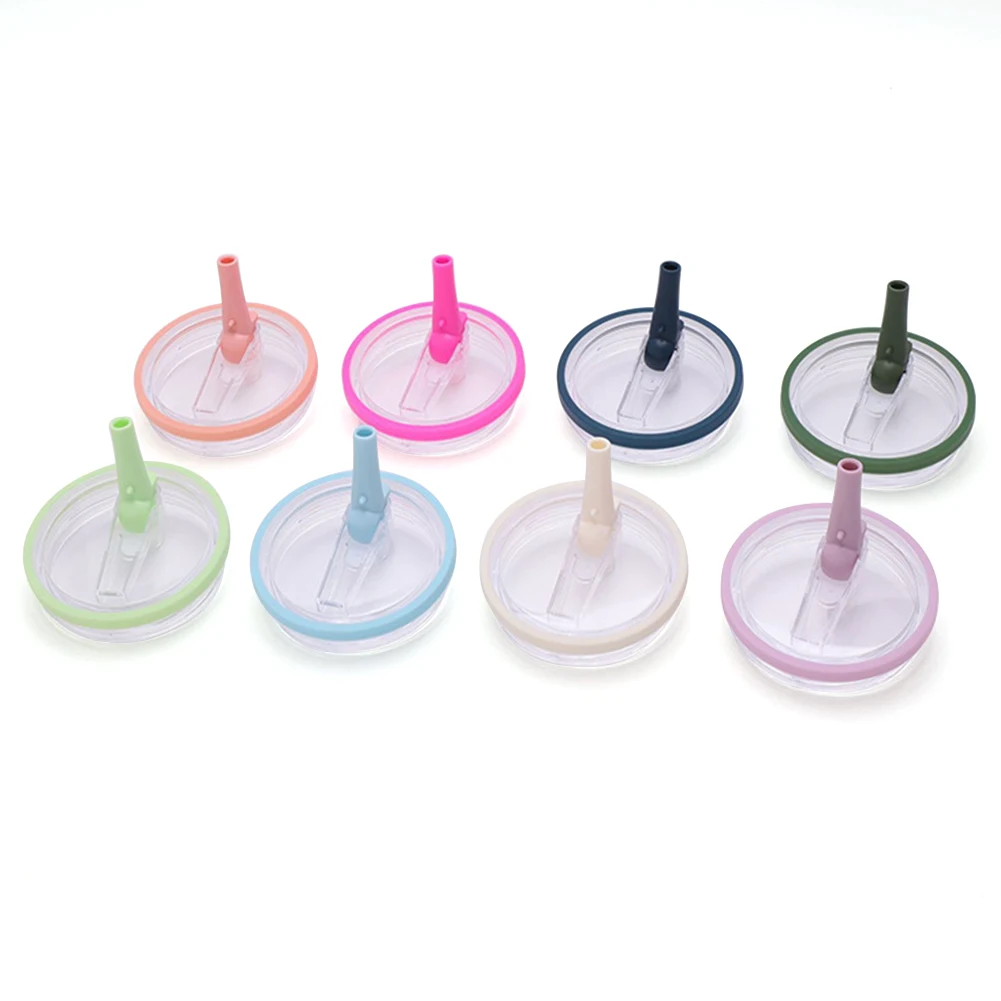 40Oz Tumbler Flip Straw Lid Replacement Spill Proof Tumbler Cover Reusable Splash Resistant Straw Cap for Stanley Mug Accessory