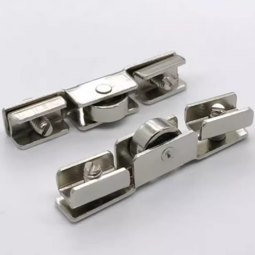 Sliding Door Roller 10pcs Glass Sliding Door H Shape Wheel Diameter 10mm Caster For Furniture Hardware