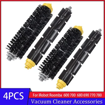 Di ricambio Setola e Pennello Frusta Flessibile Per iRobot Roomba Serie 600 700 650 652 655 670 695 760 770 780 790 Parti di Vuoto