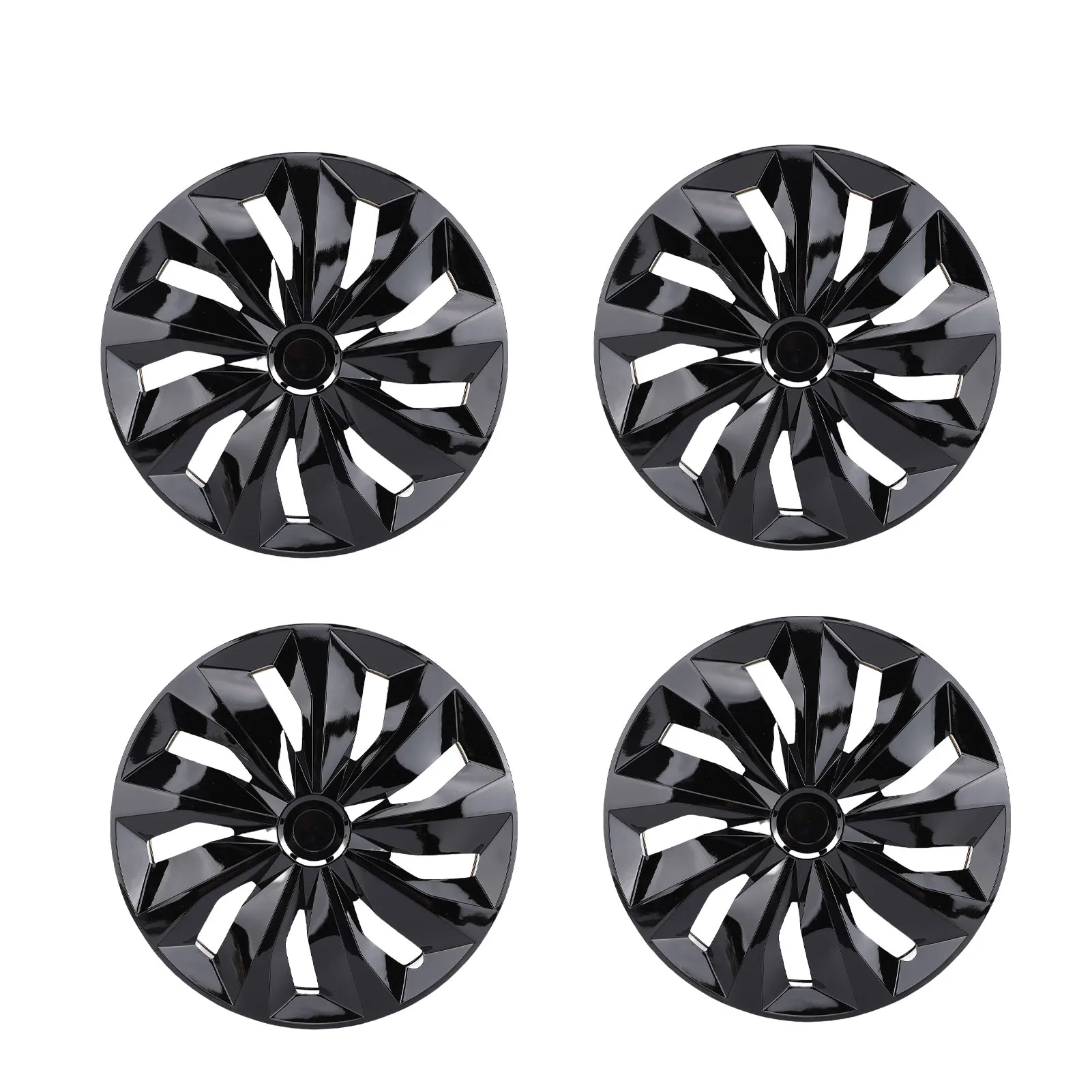 4PCS Car Wheel Hubcap Cover 14 Inch Wheel Rim Cover Snap On R14 Hubcaps Set Universal for Cars Trucks SUV