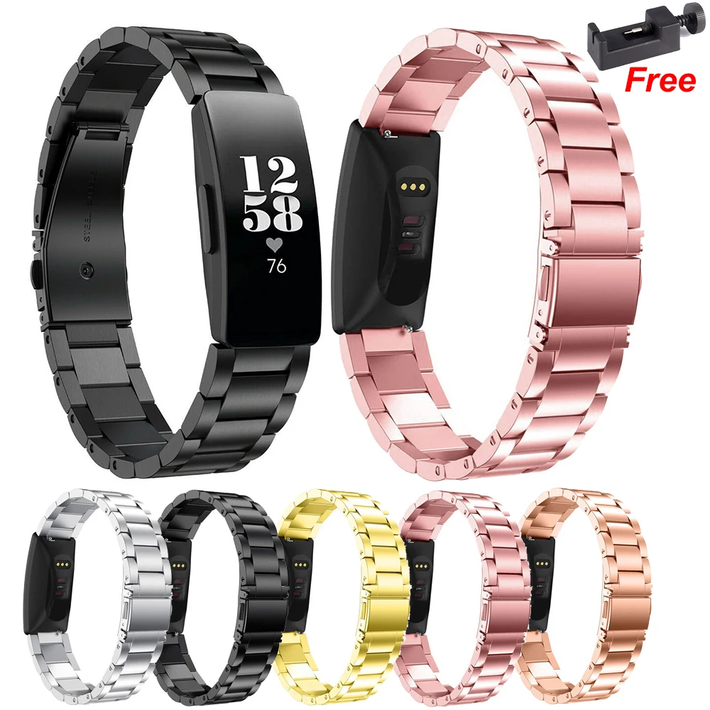 Essidi Milanese Bracelet Strap For Fitbit inspire 1 2 inspire HR Stainless Steel Wrist band Loop Belt For Fitbit inspire 1 2