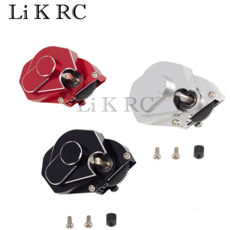 

1/24 RC Crawler Aluminum Gearbox Assembly Transmission Box for Axial SCX24 Deadbolt 90081 C10 Wrangler