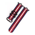 Dark Blue Red White