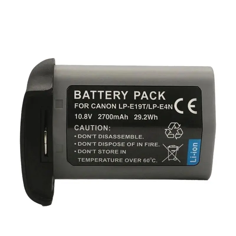 Lp-E19T Eos 1Dx Mark Ii 1 Dx2 1 Ds4 1 D3 Batteria Al Litio Per Fotocamera