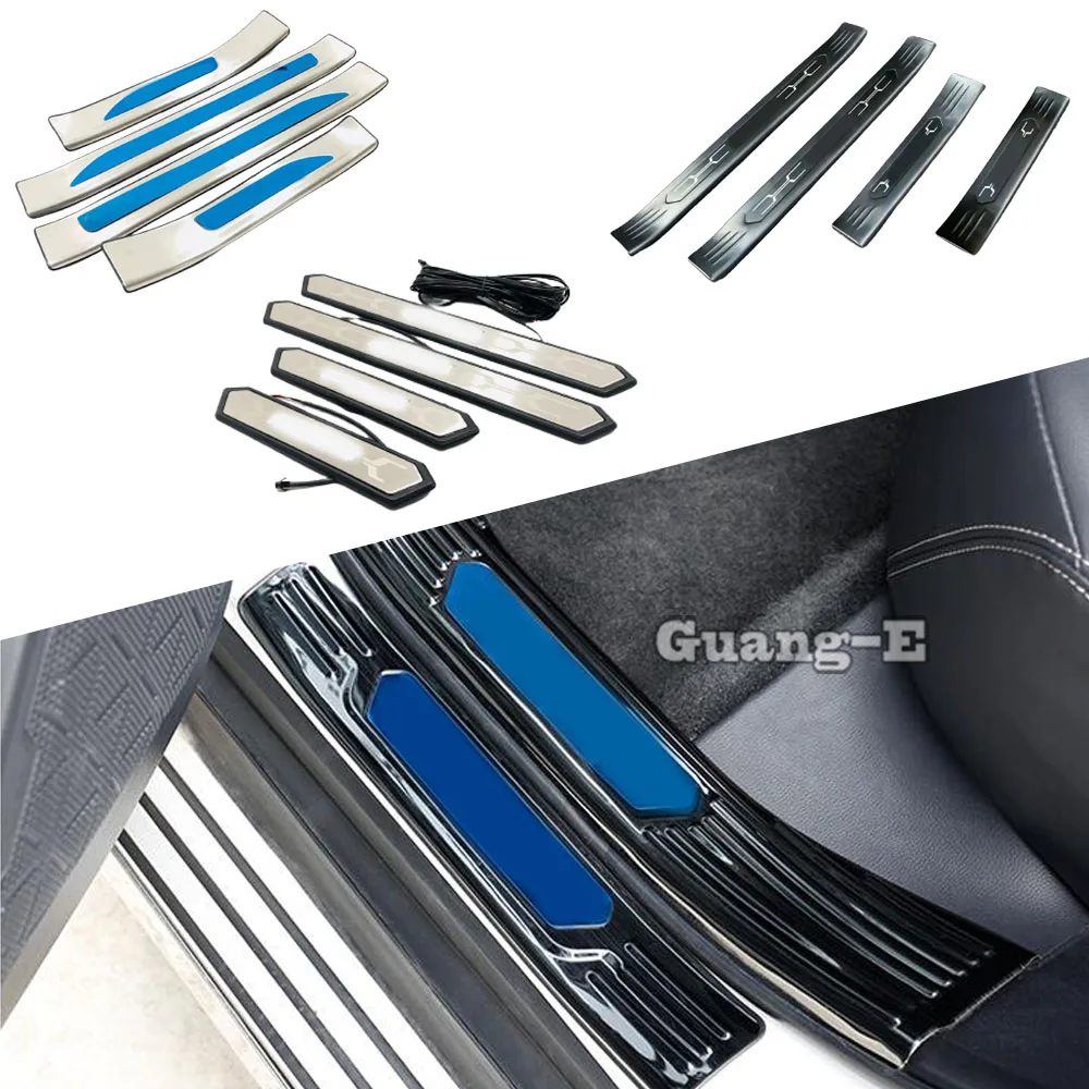 

For Toyota Rav4 2019 2020 2021 2022 Car Accessories Stainless Steel Pedal Door Sill Scuff Plate Exterior Outside Threshold Parts