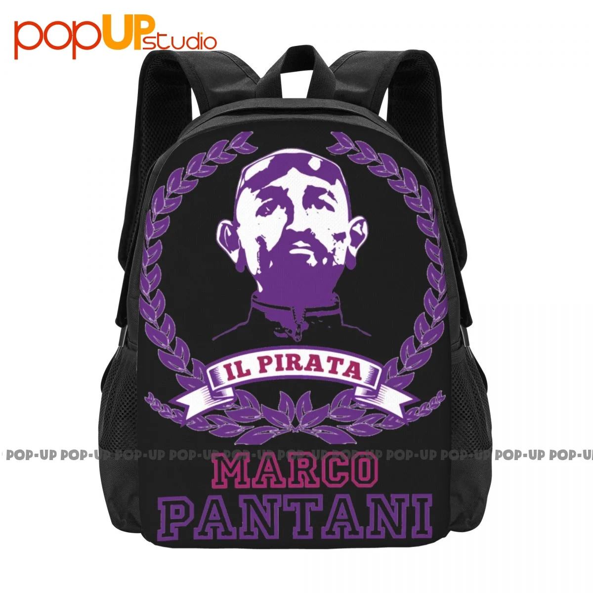 Marco Pantani Ciclismo Campione Il Pirata 15000 Zaino Borsa Da Ginnastica Softback Di Grande Capacità