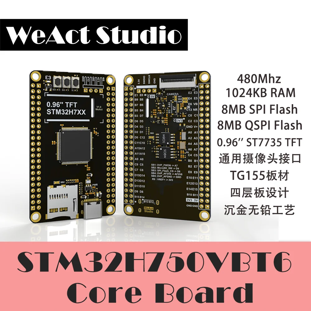 

Системная плата STM32H7 Core плата STM32H750VBT6, минимальная системная плата