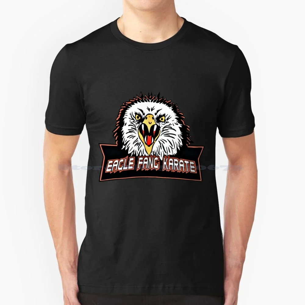 Eagle Fang Karate Vintage T Shirt 100% Cotone Tee Black Eagle Bird White Eagle Bird Cute Eagle Bird Angry Eagle Bird Big Eagle