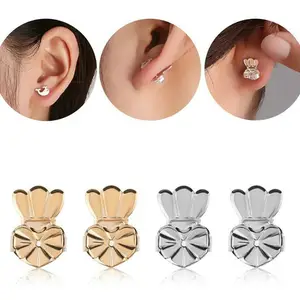 Topes De Pendientes Silicona - Pendientes De Botón - AliExpress