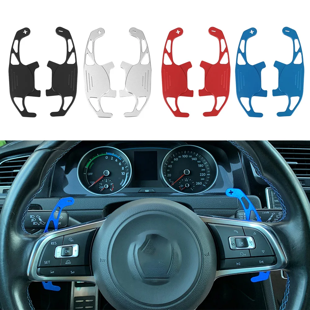 

2Pcs/Set Car Steering Wheel Shift Paddle Shifter Extended For VW GOLF 7 RLINE JETTA MK6 LAMANDO TERAMONT Car Accessories