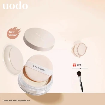 Home 23 Uodo Loose Powder Makeup Oil Control Dry Skin Long-lasting Setting Foundation Glitter Flagship Genuine Goods Udo