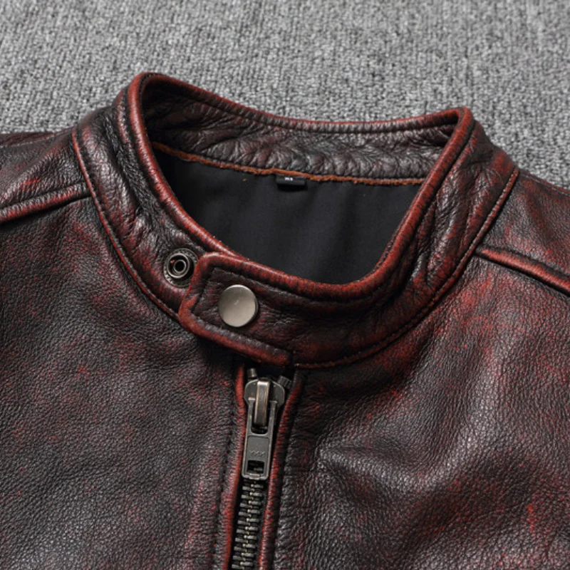 

Коллекция 100% года, оригинальная винтажная оригинальная Осенняя искусственная куртка, трендовые мужские куртки