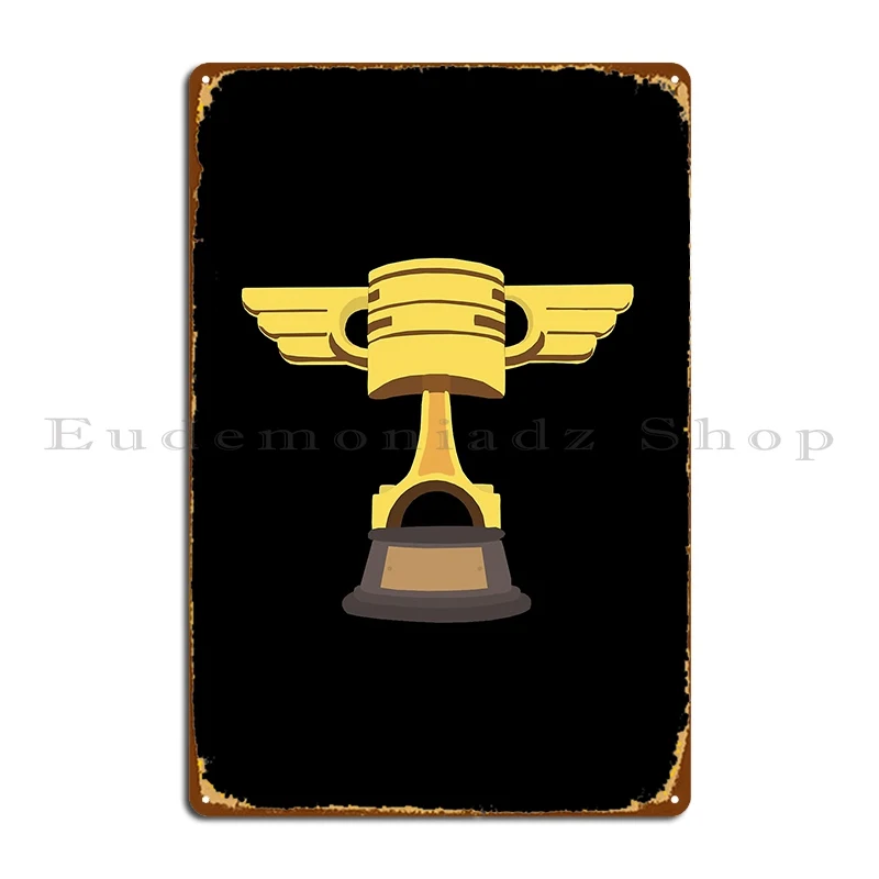 Piston Cup Cars 3 Metal Plaque Cinema Crea Bar Garage Soggiorno Tin Sign Poster