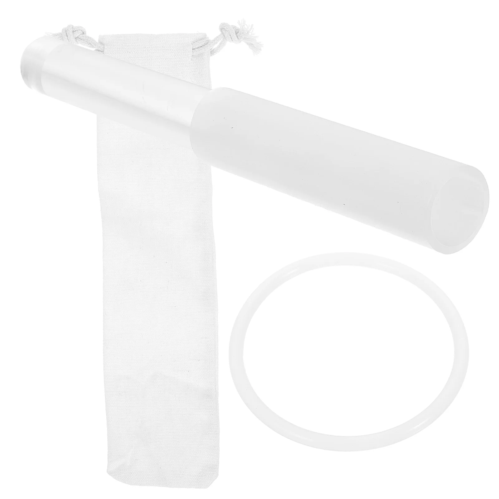

1 Set Singing Bowl Mallet Harp Percussion Instrument Striker Rod with Rubber Ring
