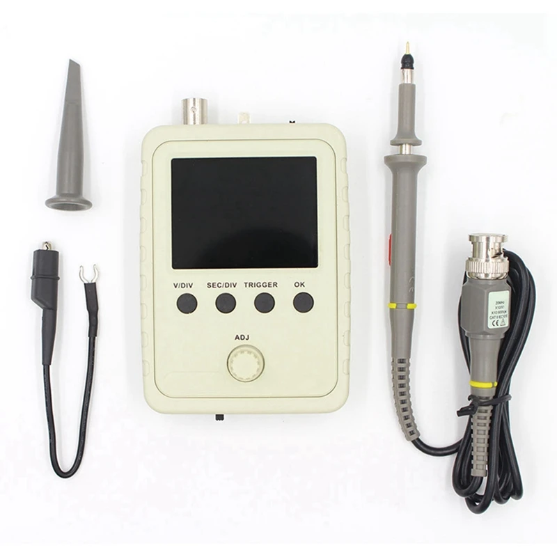 

1Set Fully Assembled DIY Kit Oscilloscope Teaching DIY Digital Oscilloscope Kit Upgrade Version With BNC Probe