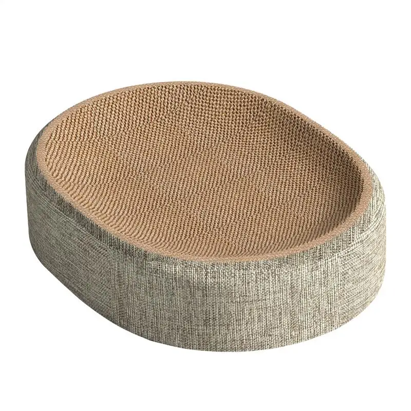 Oval Cat Scratch Bed 4