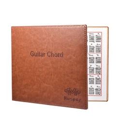 Essential Guitar Chord Guide: Beginner's Instructional Book for Acoustic and Classical Guitarists (Brown)